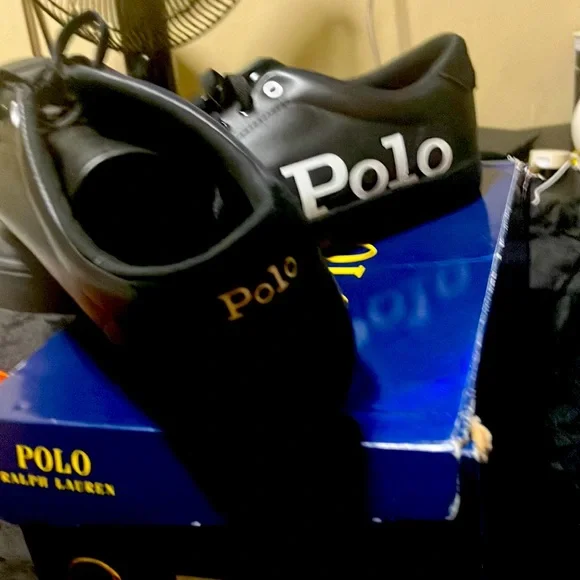 Polo (RALPG LAUREN) black casual size 11 Classic Fit New York Mesh Polo Shirt main image 3